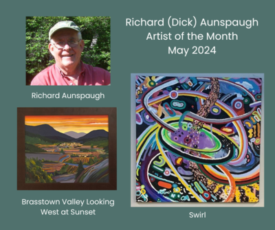Richard Aunspaugh and artwork