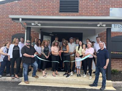 Inspire Fitness Ribbon Cutting participants
