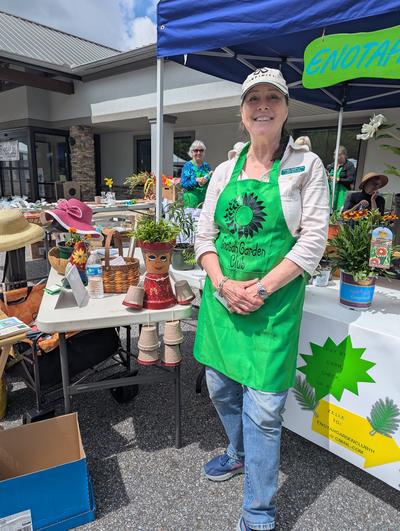 Enotah Garden Club booth, Spring Fling 2025