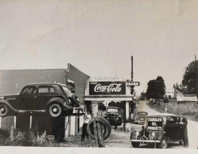 1930s - 1940s, Cable's Cafe & Service Station
