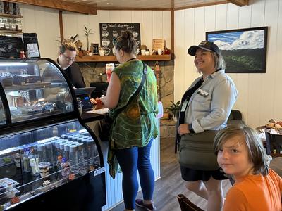 Coffee and treats at The Fix